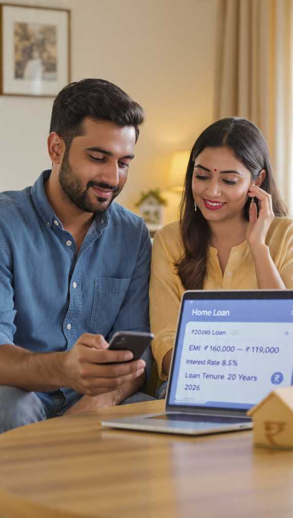 ₹20 लाख के होम लोन पर EMI: एक संपूर्ण गाइड (2026)