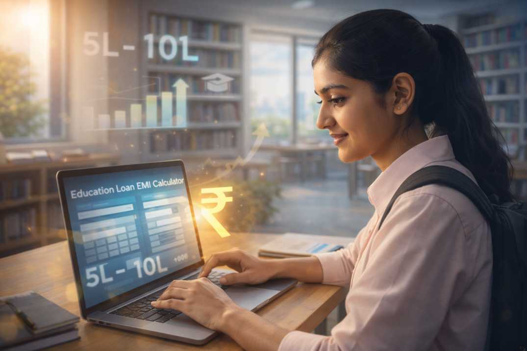 Education Loan EMI Calculator: ₹5–10 लाख लोन पर कितनी बनेगी किस्त?