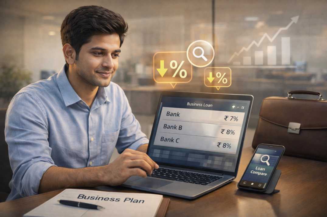 नया व्यापार शुरू करना है? जानें सबसे सस्ता बिज़नेस लोन कौन सा है (2026 गाइड)