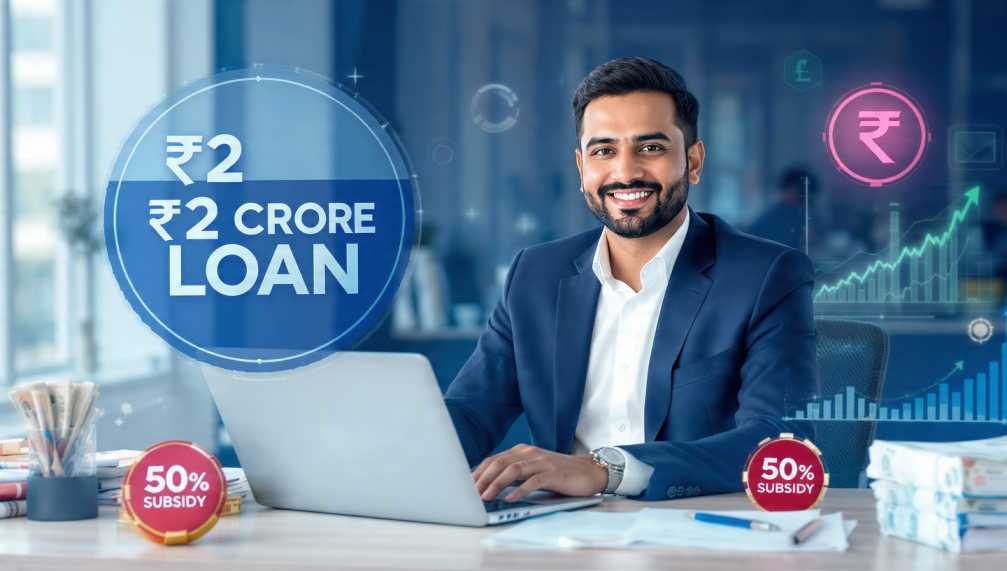 अब 2 करोड़ तक लोन मिलेगा 50% सब्सिडी के साथ – पूरा प्रोसेस समझिए