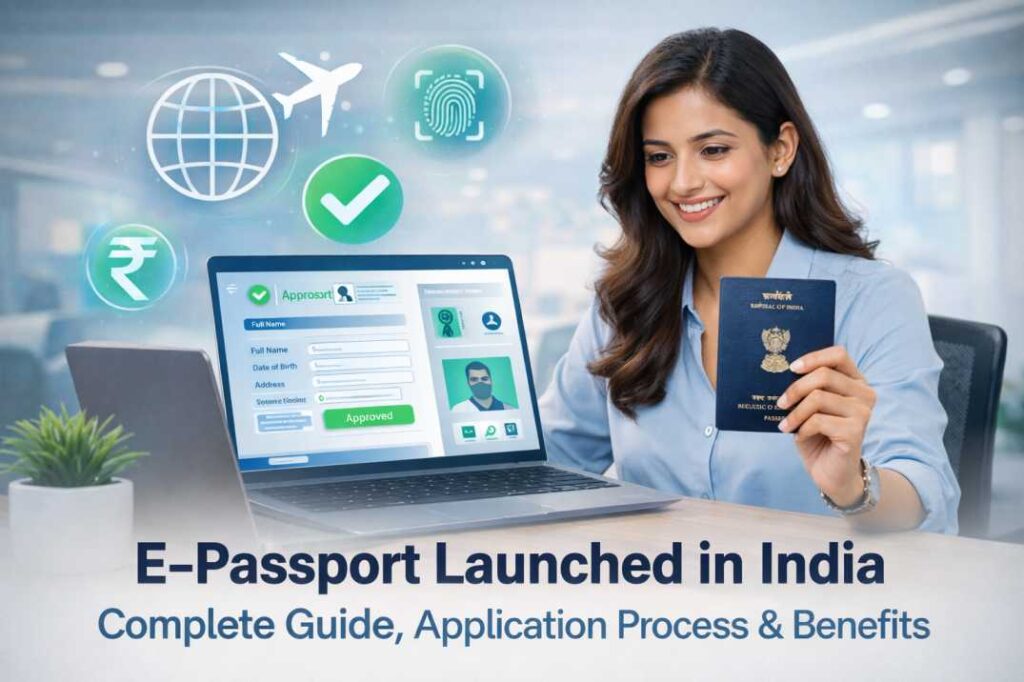 ई-पासपोर्ट लॉन्च इन इंडिया – संपूर्ण गाइड, आवेदन प्रक्रिया और लाभ (2024-25 अपडेट)