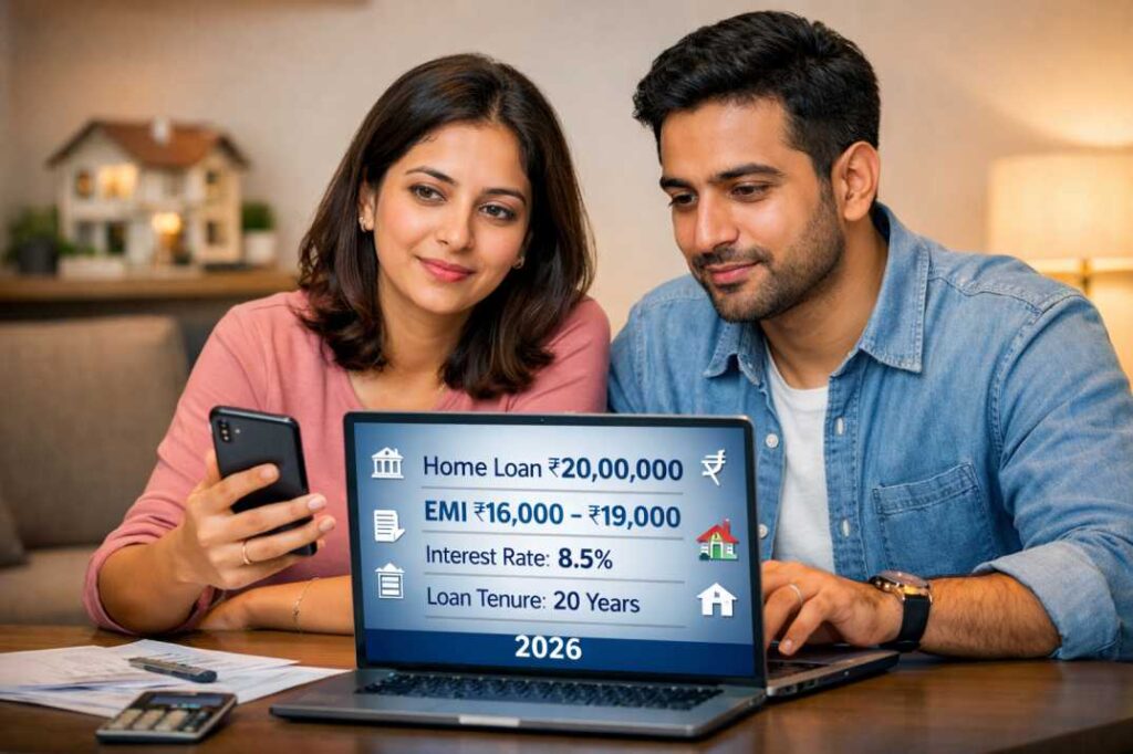 ₹20 लाख के होम लोन पर EMI: एक संपूर्ण गाइड (2026)