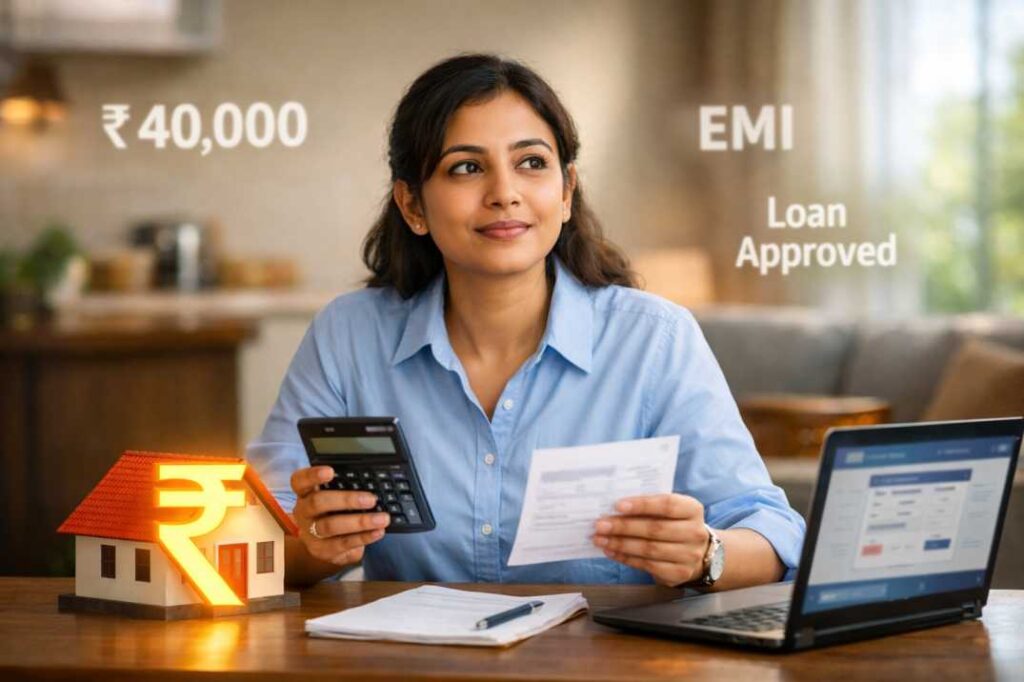 सिर्फ ₹40,000 सैलरी में भी मिल सकता है इतना Home Loan – पूरी गणना देखें