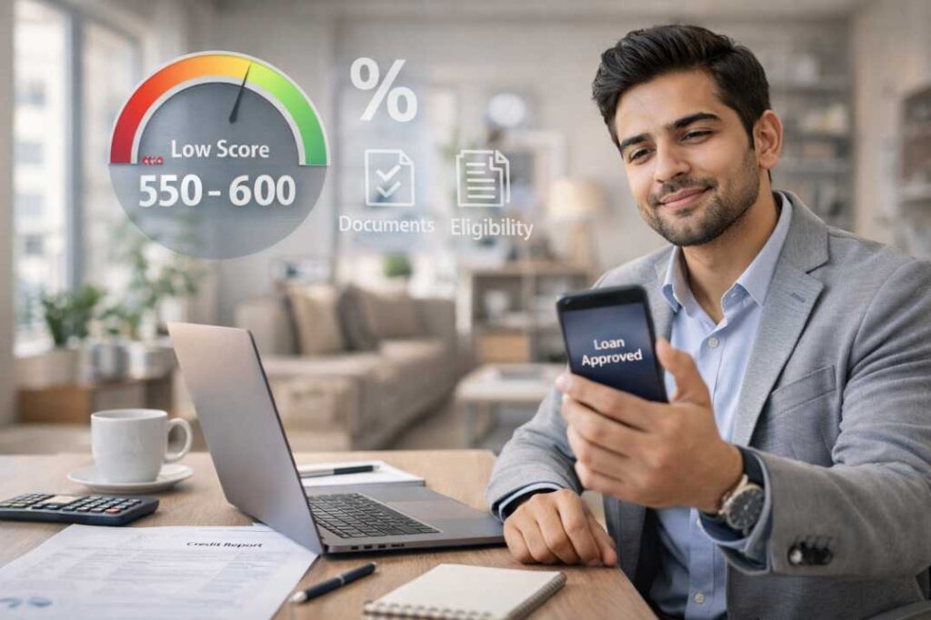 कम सिबिल स्कोर पर पर्सनल लोन कैसे मिलेगा? जानिए पूरा प्रोसेस (फरवरी 2026)